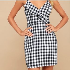 Lulu’s Gingham Mini Dress